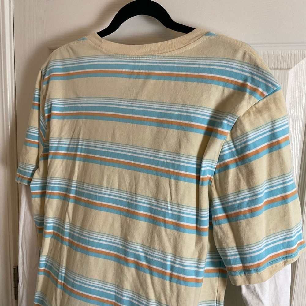Hello Kitty & Friends Sanrio Kawaii Mart Striped Long Sleeve Tee - Large - Picture 9 of 12